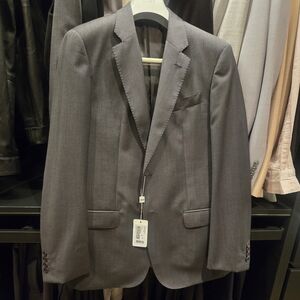 GEORGIO ARMANI ARMANI COLLECTION Mens Suit Grey/blue 54R Same As 42R